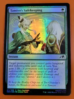 1x Tamiyo's Safekeeping (Roller Line) | FOIL | Kamigawa Neon Dynasty | MTG Magic - Image 5
