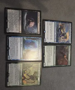 Mtg Lot Of 5 With Rares - Image 1