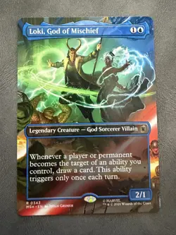 Loki, God of Mischief (Borderless) Marvel Super Heroes Regular - Image 1
