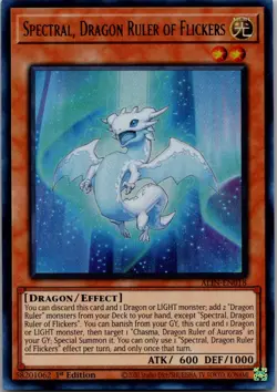 Spectral, Dragon Ruler of Flickers ALIN-EN018 Alliance Insight Yu-Gi-Oh LP - Image 1