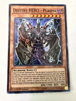 Yugioh - Destiny HERO - Plasma - Super - 1st - DESO-EN012 - NM - Image 1