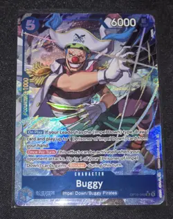 One Piece TCG Buggy OP16-048 ALT ART SR ALTERNATE ART NM The Time of Battle - Image 1