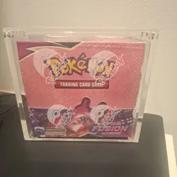 Fusion Strike POKEMON Sword and Shield Factory Sealed Booster Box + Acrylic Case - Image 1