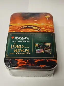 Magic MTG Lord Of The Rings Tales Of Middle Earth Factory Sealed One Ring Tin - Image 1