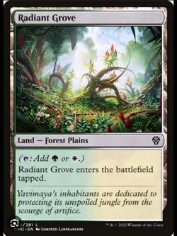 MTG Radiant Grove Dominaria United 253/281 Regular Common x4 [Play Set] - Image 1