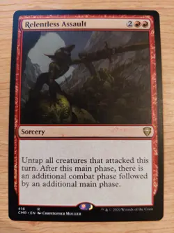 Relentless Assault - 416 (Commander Legends) - Near Mint NM - Rare - Image 1