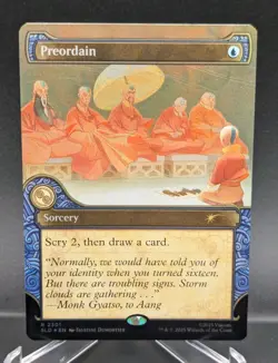 Magic Secret Lair Preordain Avatar: The Last Airbender Foil 2301 NM Card - Image 1