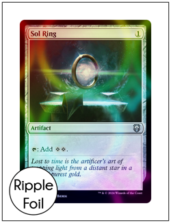 1x Sol Ring, Ripple Foil, Modern Horizons 3, Magic MTG NM - Image 1