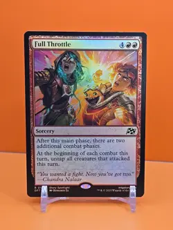 🔴🔴🔴 2025 MAGIC THE GATHERING FULL THROTTLE #127 (FOIL) AETHERDRIFT UNPLAYED - Image 1