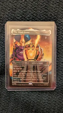 The Mind Stone (Borderless) Marvel Super Heroes Foil 386 - Image 1