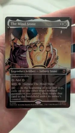 The Mind Stone (Borderless) Marvel Super Heroes Foil 386 - Image 3