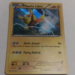 The Pokemon Company Pikachu Libre 30/30 XY Trainer Kit Holo Promo 80 HP EN 2016 - Image 1