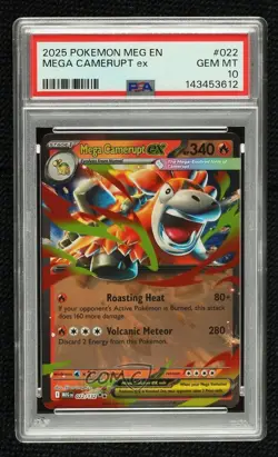 Mega Camerupt ex Pokemon Evolution MEG #022 - Image 1