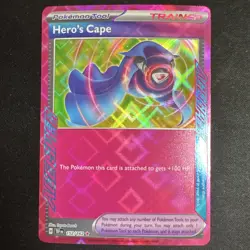 Pokemon Hero's Cape 152/162 SV05 Temporal Forces ACE SPEC Rare Holo English - Image 1