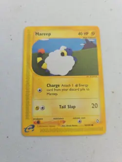 Mareep 93/147 Regular E-Reader Aquapolis Pokemon Card - Image 1