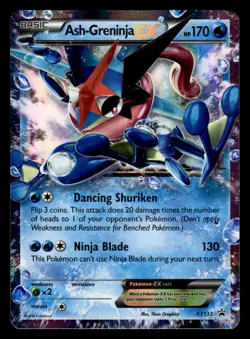 Pokemon TCG XY Promos #XY133 Ash-Greninja EX LP+ - Image 1