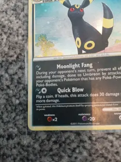 Pokemon TCG Umbreon Holo Rare Card Call of Legends 22/95 - Image 5