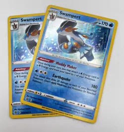 Swampert 064/264 Holo 2x x2 Pokemon Card Fusion Strike 2021 - Image 1