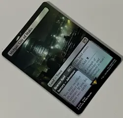MTG Final Fantasy Midgar, City of Mako Land - Town RARE FOIL #0313 - Image 2