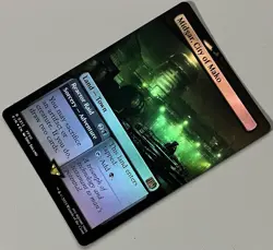MTG Final Fantasy Midgar, City of Mako Land - Town RARE FOIL #0313 - Image 3