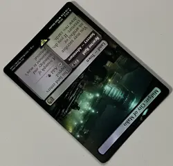 MTG Final Fantasy Midgar, City of Mako Land - Town RARE FOIL #0313 - Image 4