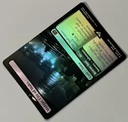 MTG Final Fantasy Midgar, City of Mako Land - Town RARE FOIL #0313 - Image 5