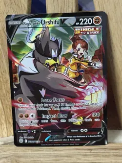 Single Strike Urshifu V TG18/TG30 Brilliant Stars Trainer Gallery NEAR MINT NM - Image 1