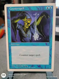 Magic The Gathering Counterspell - Fifth Edition-LP/EX Condition - Image 1