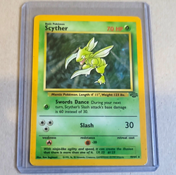 Scyther 10/64 Jungle Unlimited Holo Rare 70 HP English 1999 WOTC - Image 1