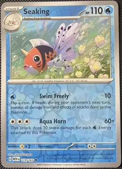 Seaking 119/165 Sv: Scarlet & Violet 151 Reverse Holo - Pokemon Card - Image 1