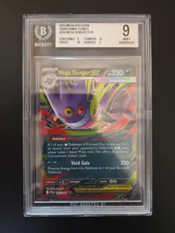 Pokemon Phantasmal Flames Mega Gengar EX RR 056/094 BGS 9 - Image 1
