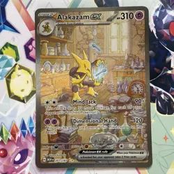 Pokemon TCG Alakazam 201/165 Scarlet & Violet 151 Special Illustration Rare NM💎 - Image 1