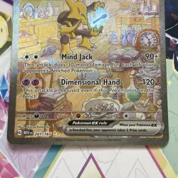Pokemon TCG Alakazam 201/165 Scarlet & Violet 151 Special Illustration Rare NM💎 - Image 2