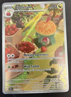Pokemon TCG SV08: Surging Sparks Appletun #211/191 NM - Image 1