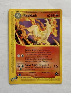 Pokemon Rapidash #51 WOTC Black Star Promo 2002 E-Reader NM - Image 1