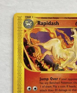 Pokemon Rapidash #51 WOTC Black Star Promo 2002 E-Reader NM - Image 3
