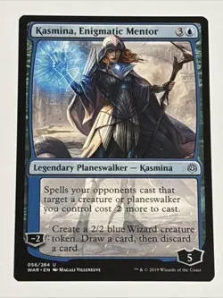 MTG War of the Spark Kasmina, Enigmatic Mentor 056/264 NM - Image 1