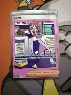 Pokemon Lacey 175/131 Sv: Prismatic Evolutions Special Illus Rare Holo (NM) - Image 1