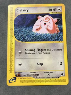 Clefairy 101/165 Common Expedition Pokemon Card MP - Image 1