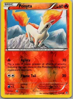 Ponyta 14/83 Common Generations Pokemon Reverse Holo Near Mint - Image 1