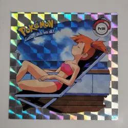 MISTY PR38 POKEMON ARTBOX STICKER PRIZM SERIES 1 1999 NM - Image 1