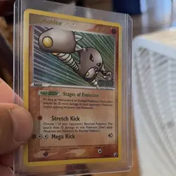 Pokemon TCG Hitmonlee 25/115 EX Unseen Forces Reverse Holo Rare - Image 1