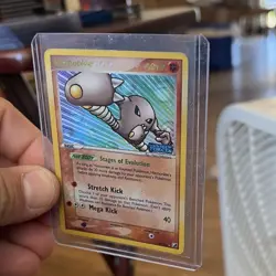 Pokemon TCG Hitmonlee 25/115 EX Unseen Forces Reverse Holo Rare - Image 2