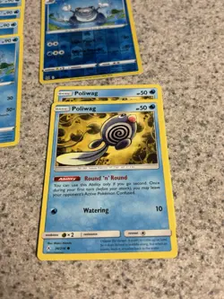 Pokemon TCG Poliwag & Poliwhirl 17 Card Lot Reverse Holo/Regular English 2024 - Image 4