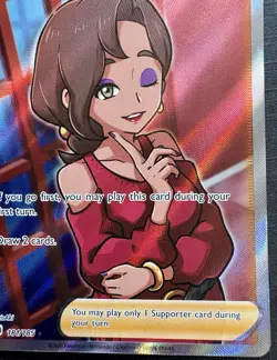 2020 Pokemon Trainer - Beauty - FULL ART Holo ULTRA RARE - Vivid Voltage 181/185 - Image 3