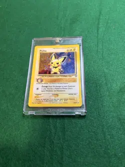Pokemon TCG Pichu Holo Rare Neo Genesis 12/111 Excellent Condition Vintage Swirl - Image 4