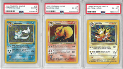 Pokemon PSA 6 Jolteon Flareon Vaporeon Jungle Complete Set ONE CRACKED CASE - Image 1