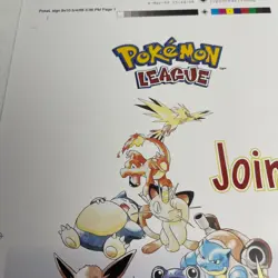 Vintage 1999 Pokemon League TCG Promo Advertisement WOTC - Image 2