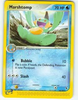Marshtomp - 40/109 Ruby & Sapphire - Pokemon TCG - 2003 - Image 1