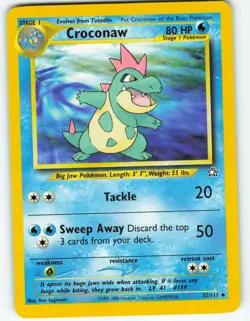 Croconaw - 32/111 Neo Genesis - Pokemon TCG - 2000 - Image 1